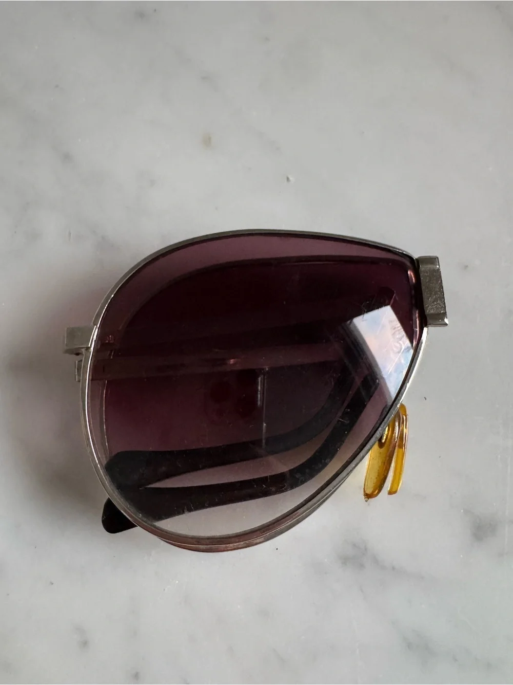 Vintage Ferrari Folding Aviator Sunglasses